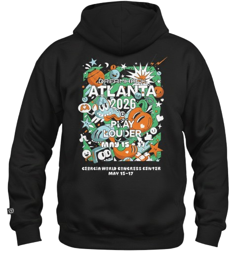 DreamHack Atlanta 2026 Pullover Hoodie Black