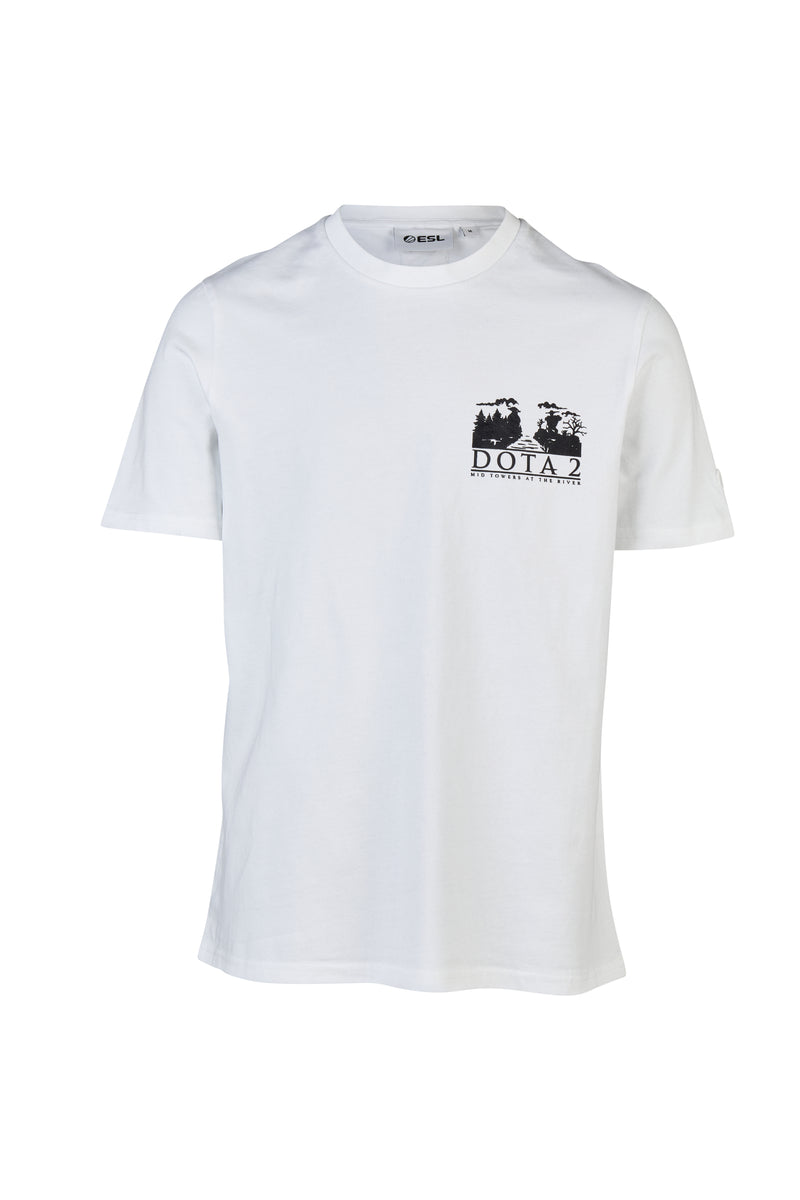 Dota 2 Talent Tree Short Sleeve T-Shirt White