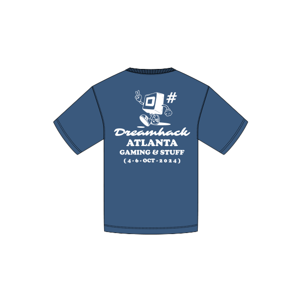 DreamHack Atlanta 2024 Short Sleeve T-Shirt Blue