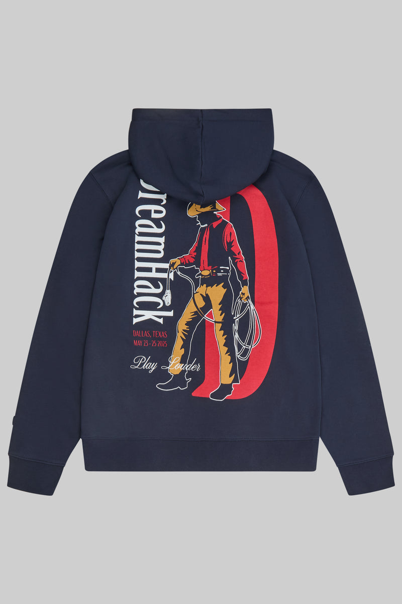 DreamHack Dallas 2025 Play Louder Pullover Hoodie Dark Navy