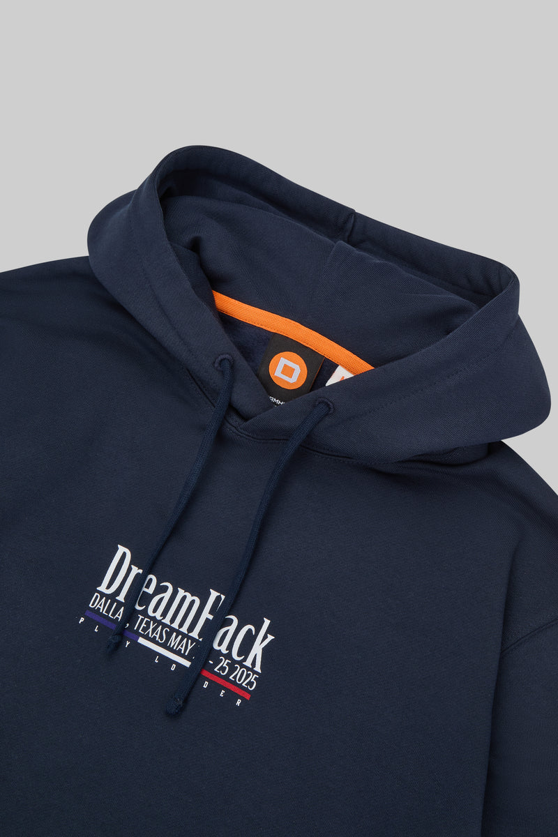 DreamHack Dallas 2025 Play Louder Pullover Hoodie Dark Navy