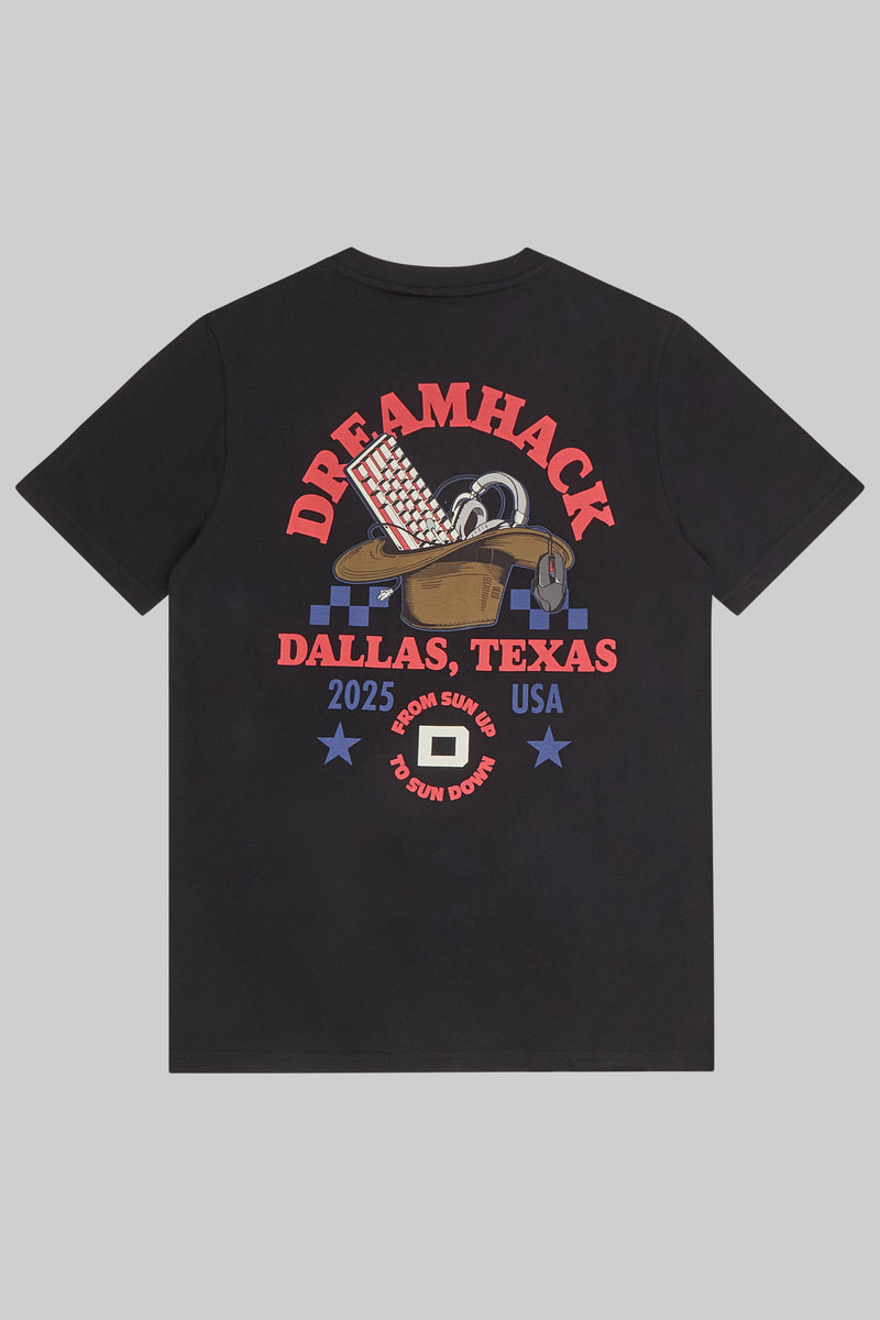 DreamHack Dallas 2025 Sun Up Short Sleeve T-Shirt Black