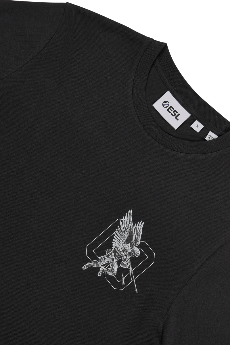 ESL Live Legendary No Scope Short Sleeve T-Shirt Black