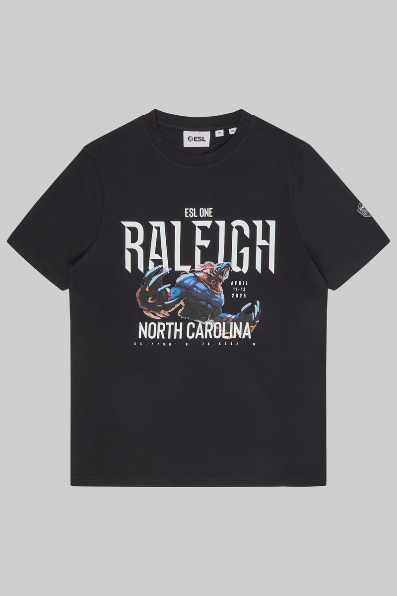 ESL One Raleigh 2025 Short Sleeve T-Shirt Black
