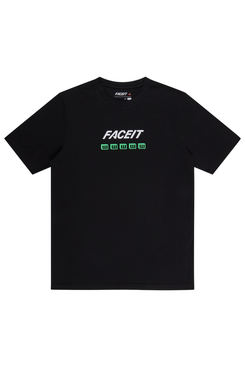 FACEIT Win Streak Short Sleeve T-Shirt Black