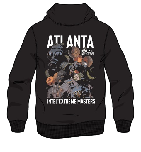 IEM Atlanta 2026 Faces Pullover Hoodie Black