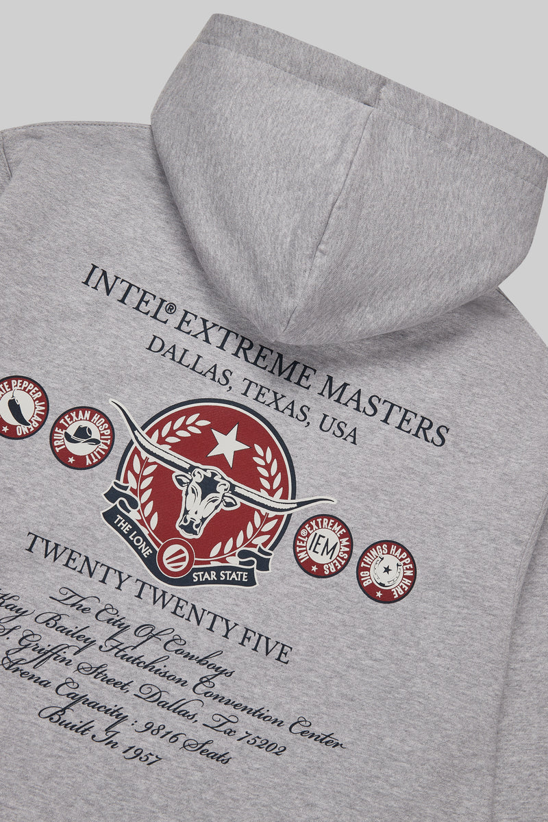 IEM Dallas 2025 Event Pullover Hoodie Light Grey Marl