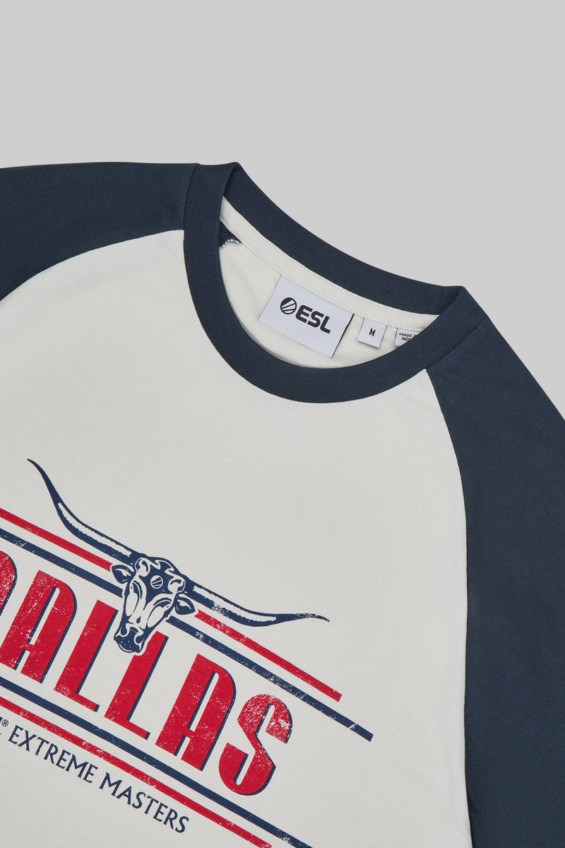 IEM Dallas 2025 Short Sleeve Baseball T-Shirt Off White