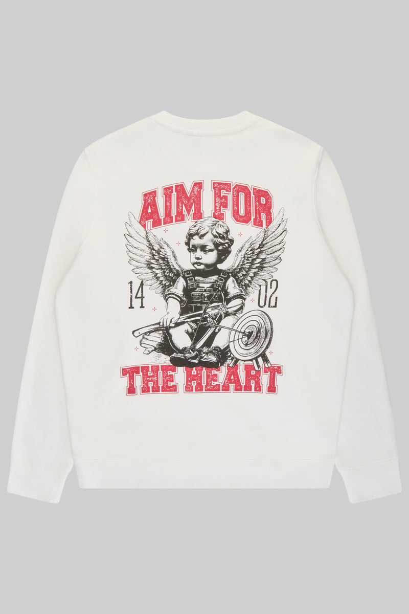 Valentines Sweatshirt White