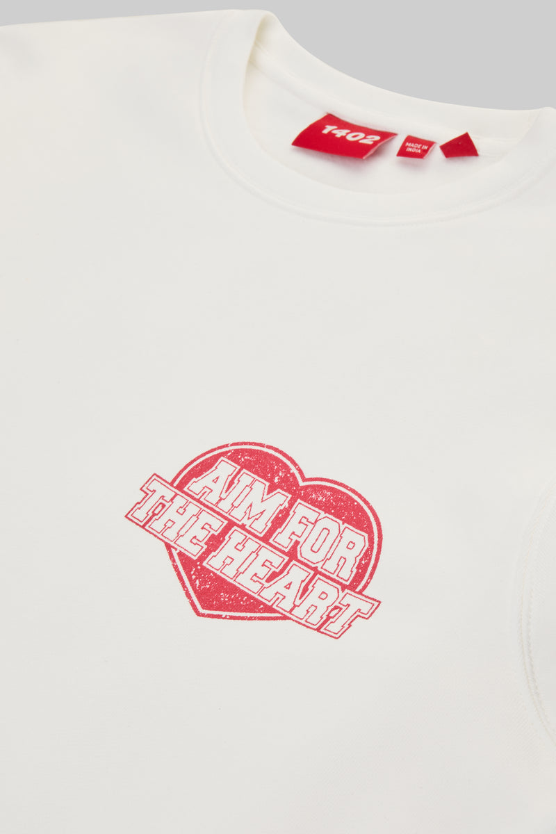 Valentines Sweatshirt White