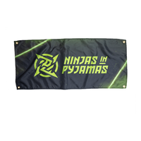 Ninjas in Pyjamas Flag Grundläggande Logo