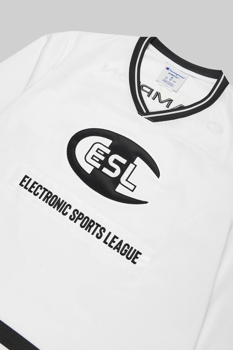 ESL x Champion Patch Hockey Jersey White