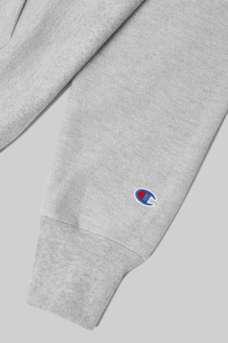 ESL x Champion Patch Pullover Hoodie Oxford Grey