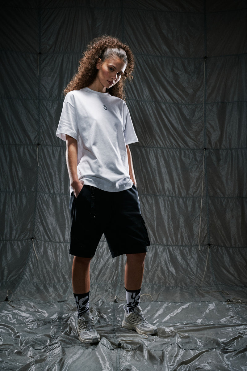 BASEMENT DWE//ER Short Sleeve T-Shirt Shirt White