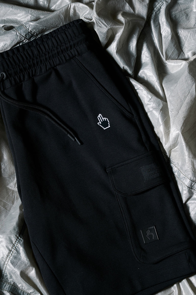 BASEMENT DWE//ER Cargo Shorts Black