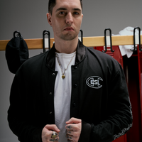 ESL x Champion Letterman Jacket Black