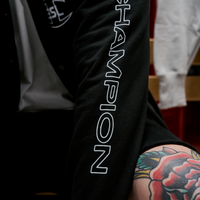 ESL x Champion Patch Sweatpants Black