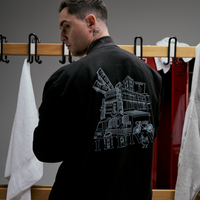 ESL x Champion Letterman Jacket Black