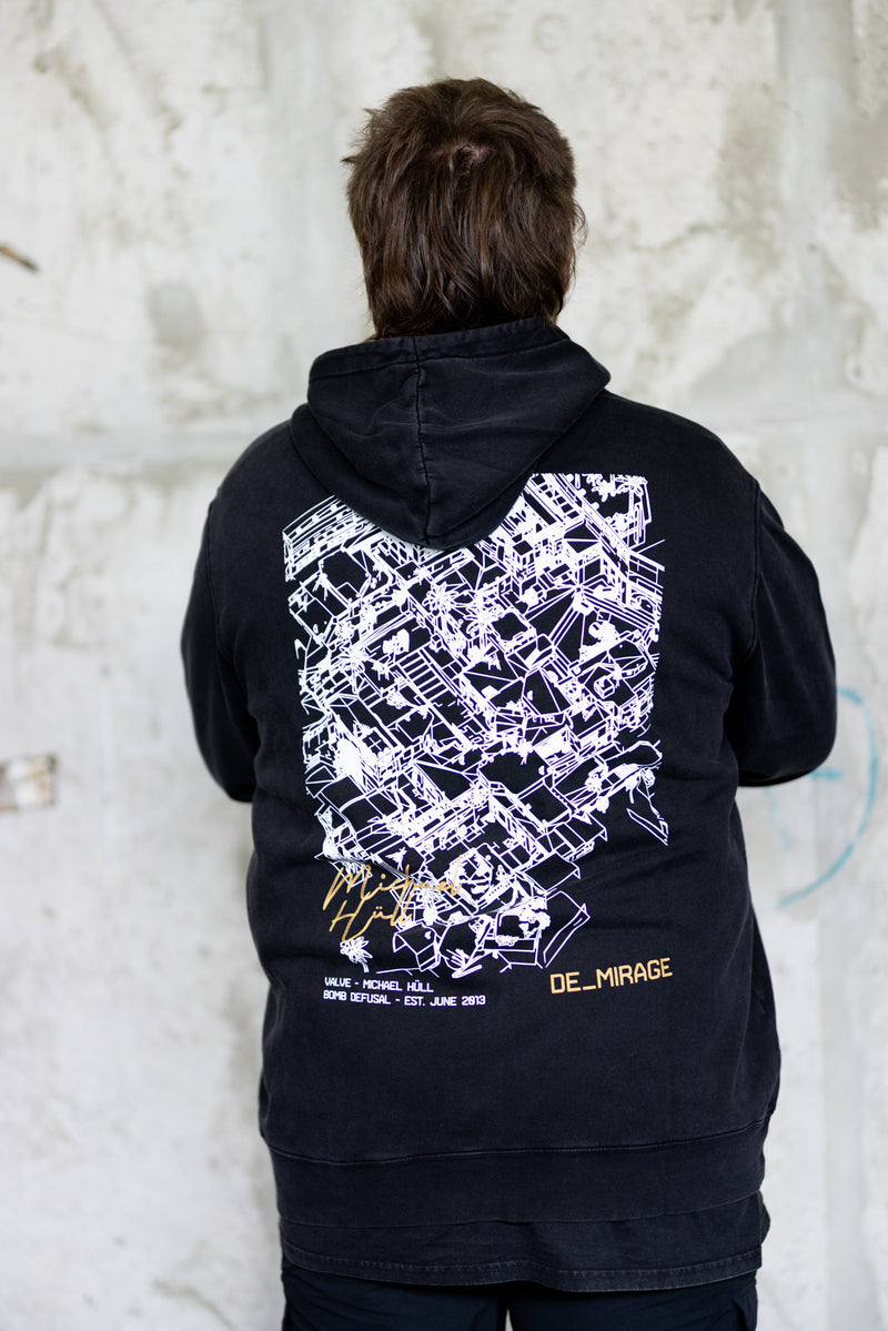 CS de_mirage Pullover Hoodie Black