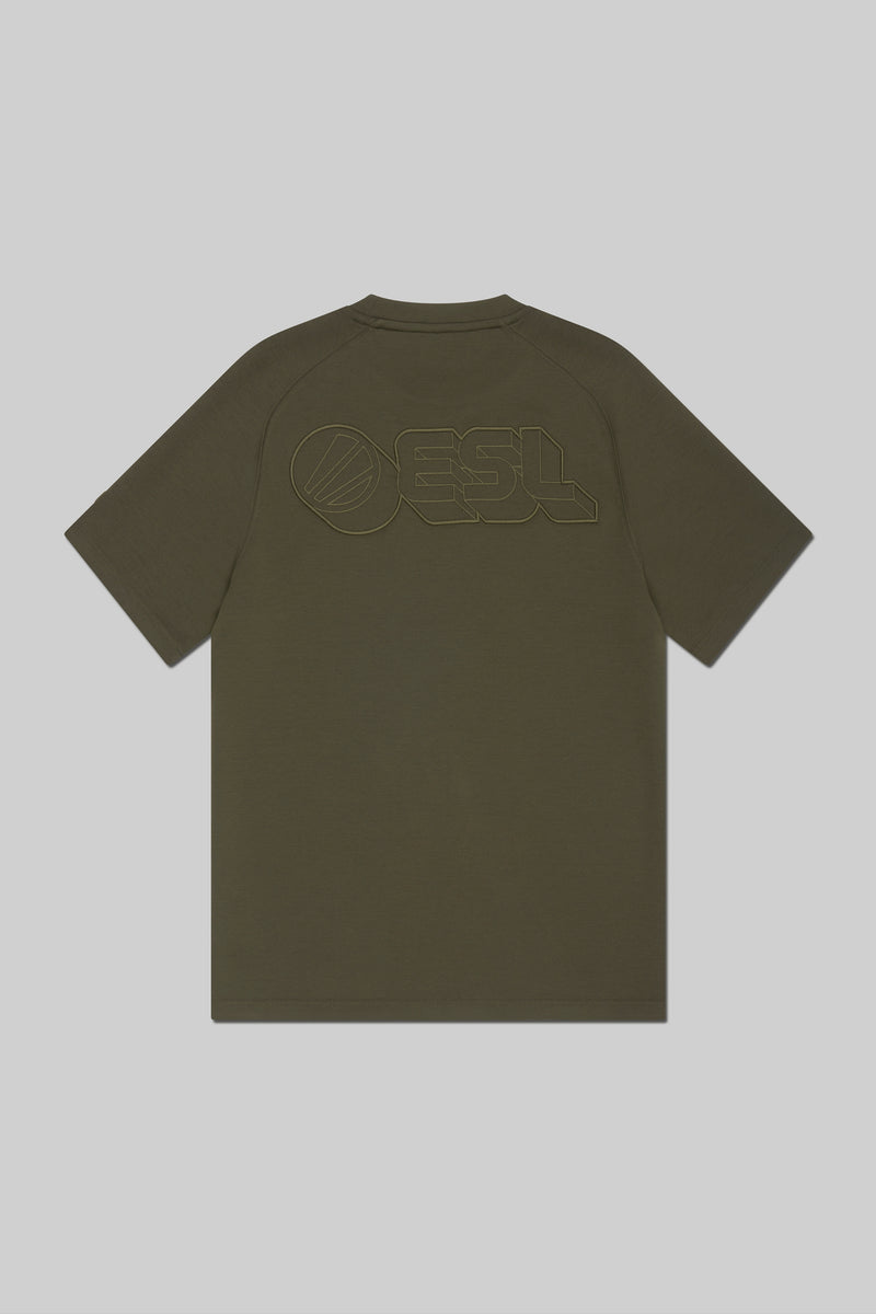 ESL Crosshairs Short Sleeve T-Shirt Moss