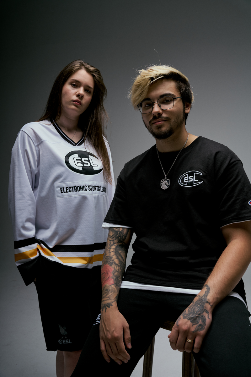 ESL x Champion Patch Hockey Jersey White