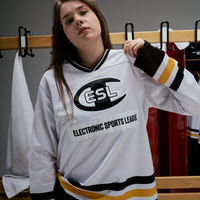 ESL x Champion Patch Hockey Jersey White