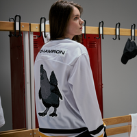 ESL x Champion Patch Hockey Jersey White