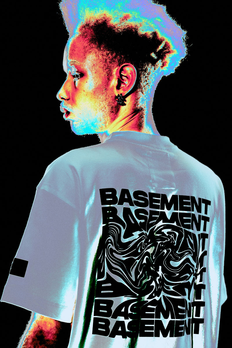 BASEMENT DWE//ER Short Sleeve T-Shirt Shirt White