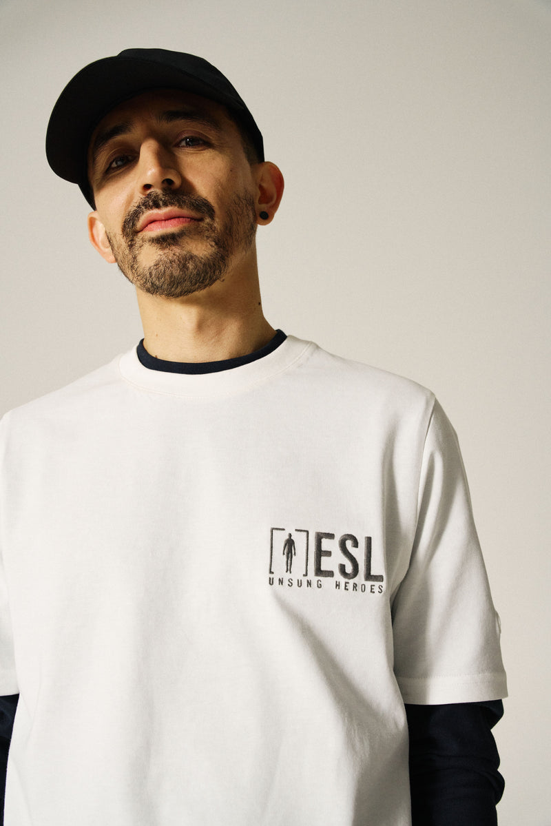 ESL Unsung Heroes Map Short Sleeve T-Shirt White