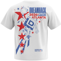 DreamHack Atlanta 2026 Clicky Short Sleeve T-Shirt White