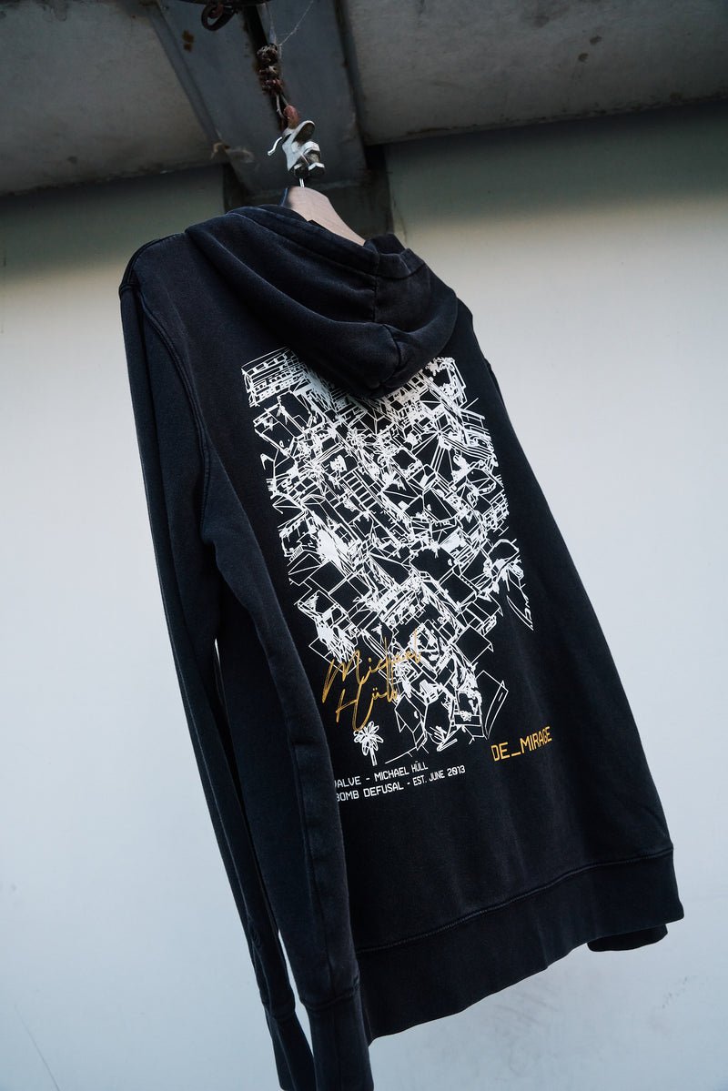 CS de_mirage Pullover Hoodie Black