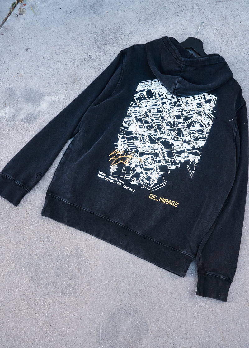 CS de_mirage Pullover Hoodie Black