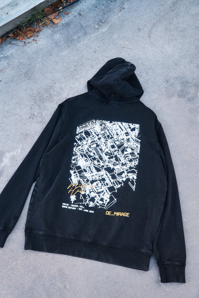 CS de_mirage Pullover Hoodie Black