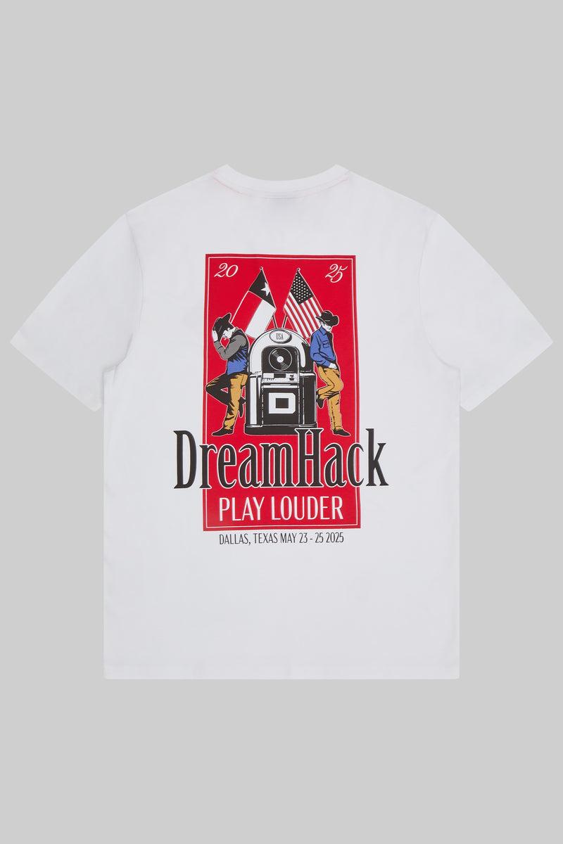 DreamHack Dallas 2025 Play Louder Short Sleeve T-Shirt White