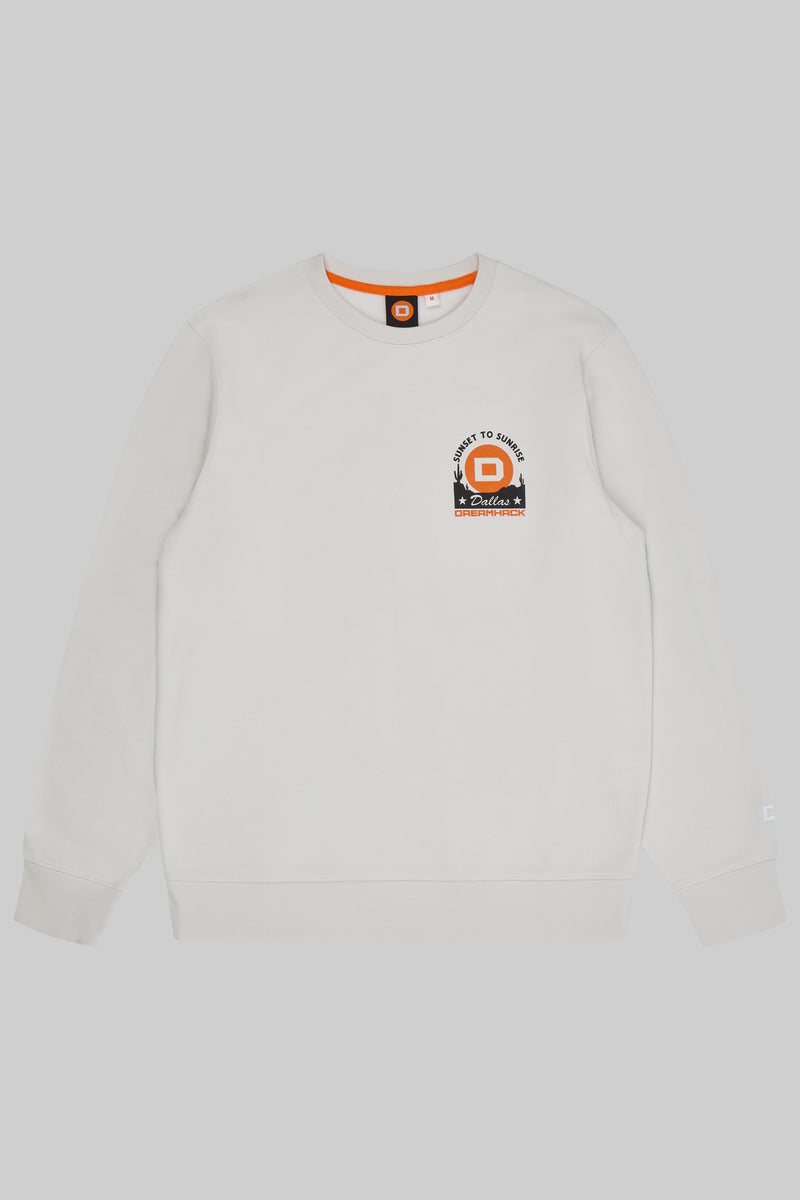 DreamHack Dallas 2025 Sunrise Sweatshirt Off White