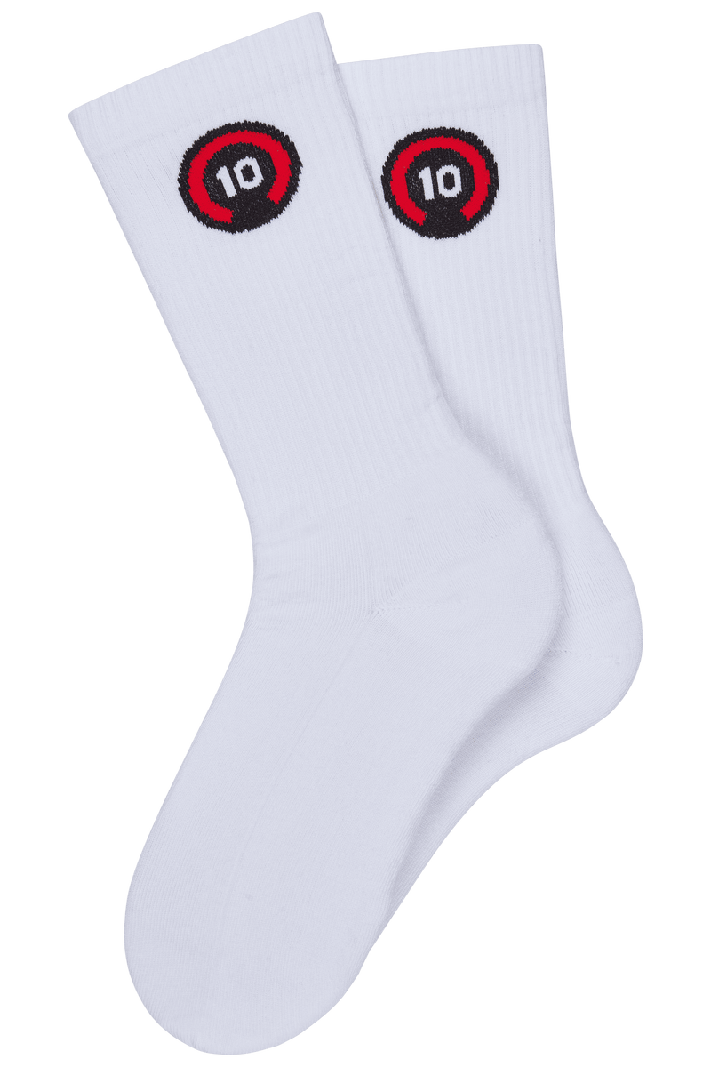 FACEIT L10 [One Pair] Socks White
