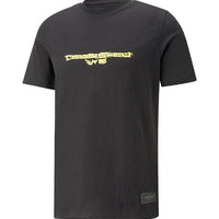 NAVI Short Sleeve T-shirt Distressed Black