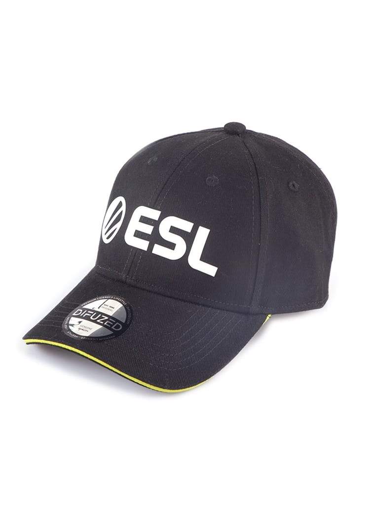 ESL Classic Baseball Cap Black-Yellow