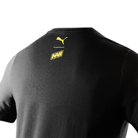 NAVI Short Sleeve T-shirt Distressed Black