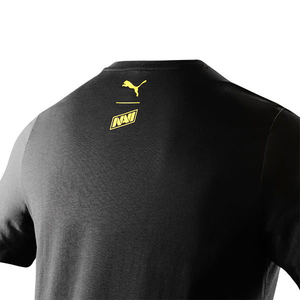 NAVI Short Sleeve T-shirt Distressed Black