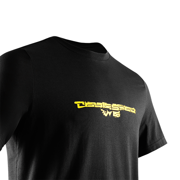 NAVI Short Sleeve T-shirt Distressed Black