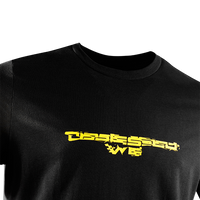 NAVI Short Sleeve T-shirt Distressed Black