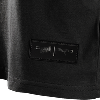 NAVI Short Sleeve T-shirt Distressed Black