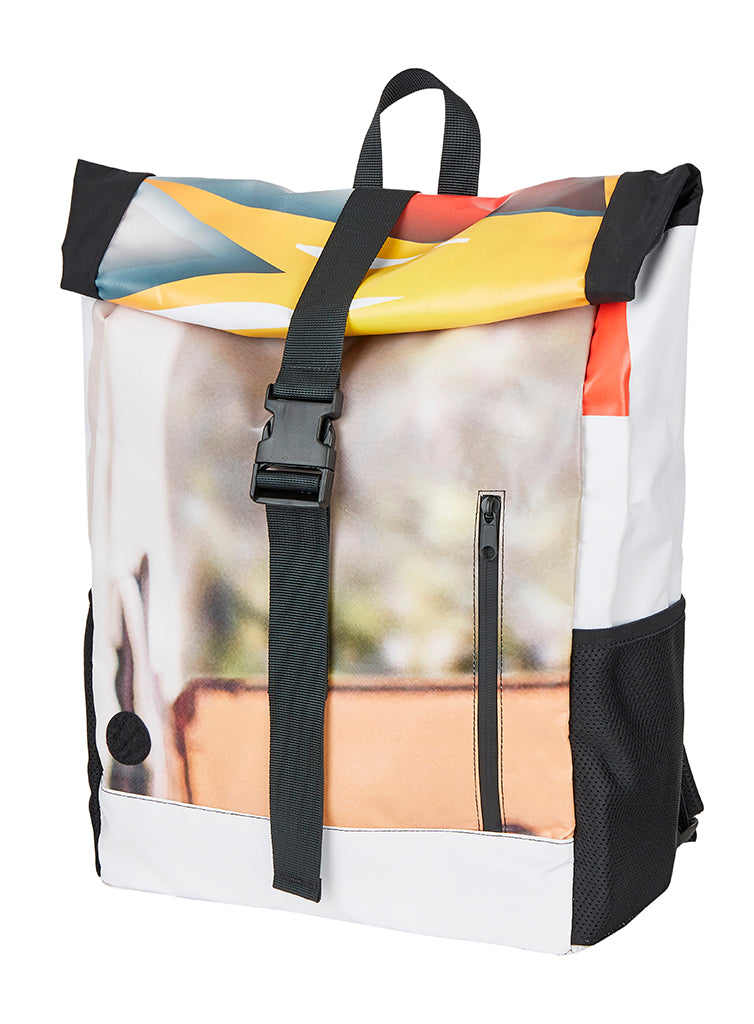 ESL Upcycling Backpack - Multicolour/fotoprint
