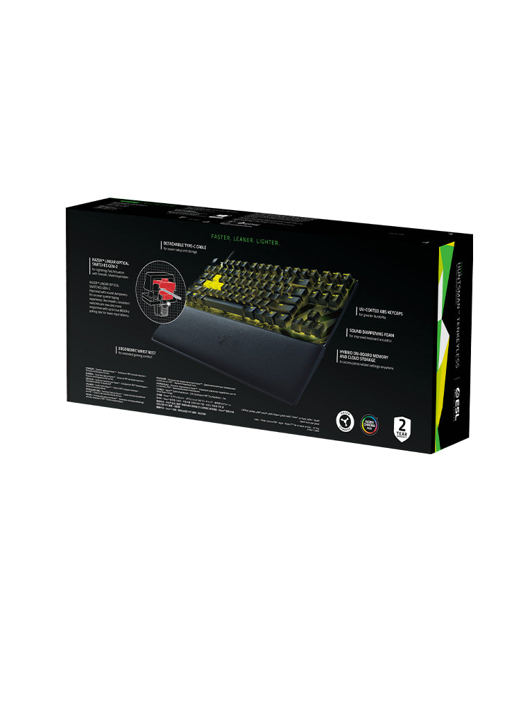 ESL x V2 Keyboard – Huntsman Layout Razer US Tenkeyless, US ESL Shop