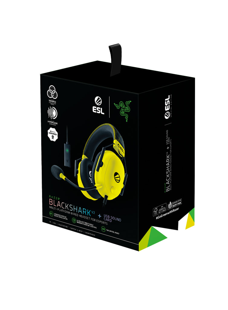  Razer BlackShark V2 X Wired Gaming Headset with 7.1 Surround  Sound, 50mm Drivers, Noise Cancelling Mic : Everything Else